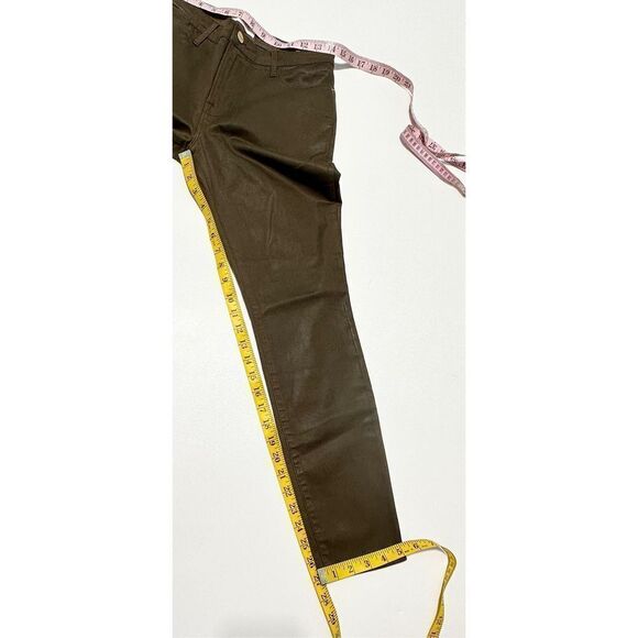 Frame Women's Le High Skinny Jeans Military Coated Green Size 28 - Picture 11 of 15